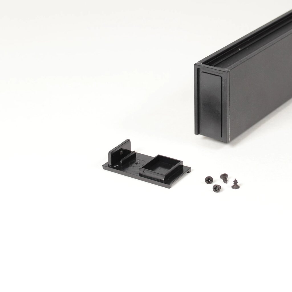 Заглушка для магнитного трека S20 MX20 (черная, пара) DELCI от компании ФЕРОСВЕТ - фото 1
