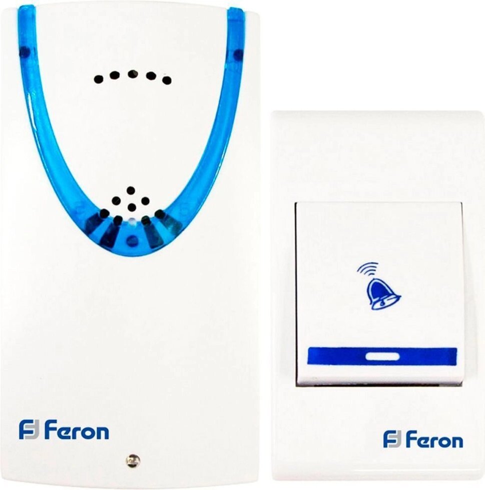 Звонок дверной беспроводной FERON E-222 от компании ФЕРОСВЕТ - фото 1