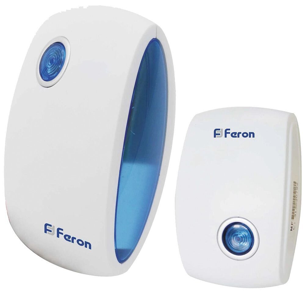 Звонок дверной беспроводной FERON E-376 от компании ФЕРОСВЕТ - фото 1