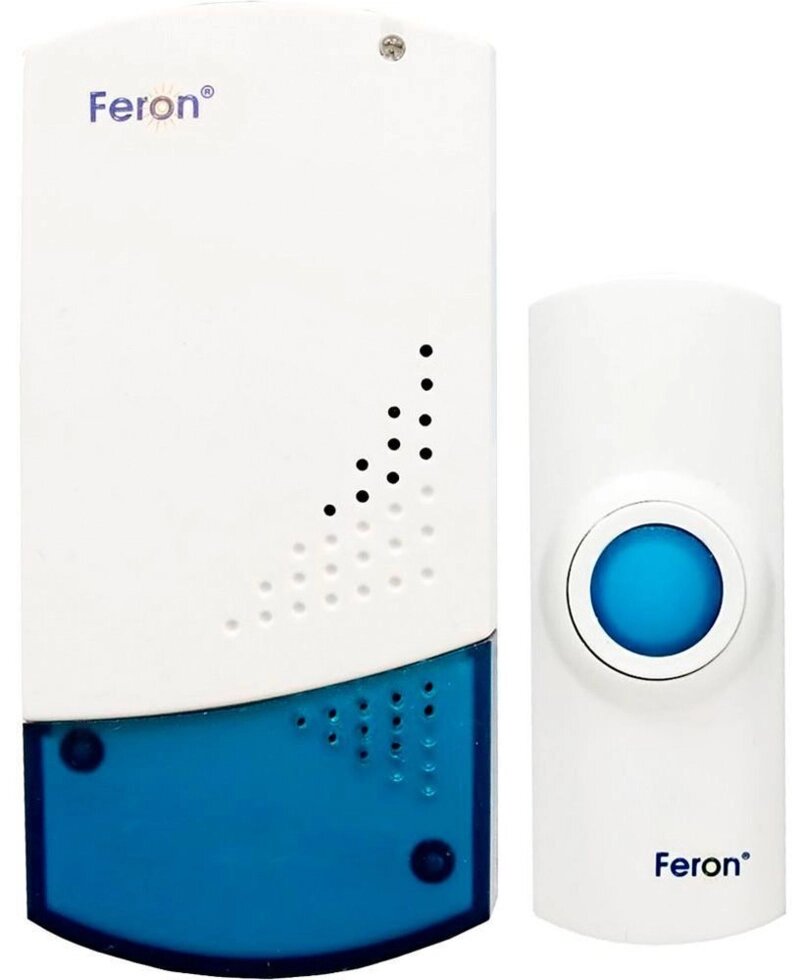 Звонок дверной беспроводной FERON H-138-E от компании ФЕРОСВЕТ - фото 1