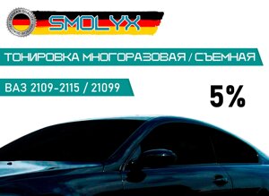 Съемная тонировка для передних стекол ВАЗ 2109 21099 2114 2115 SMOLYX 5%