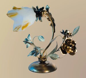 Настольная лампа с стиле флористика 505/1 С