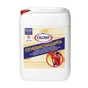 Олимп Пропитка Огнебиозащита 2 кат. красная 10 л