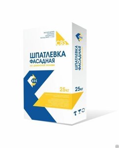 Шпатлевка на цементном связующем CBS « Фасадная» Серая 1 уп/20 кг