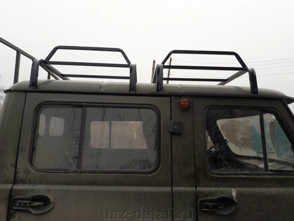 Багажник " Двухсекционный" на УАЗ 39094 (8 опор) от компании УАЗ Детали - магазин запчастей и тюнинга на УАЗ - фото 1