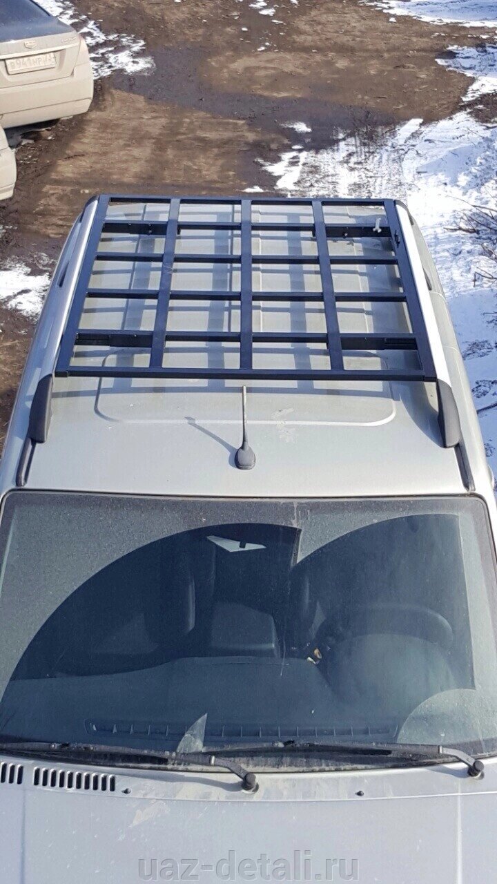 Багажник УАЗ-Патриот СКРЫТЫЙ с креплением на водосток от компании УАЗ Детали - магазин запчастей и тюнинга на УАЗ - фото 1
