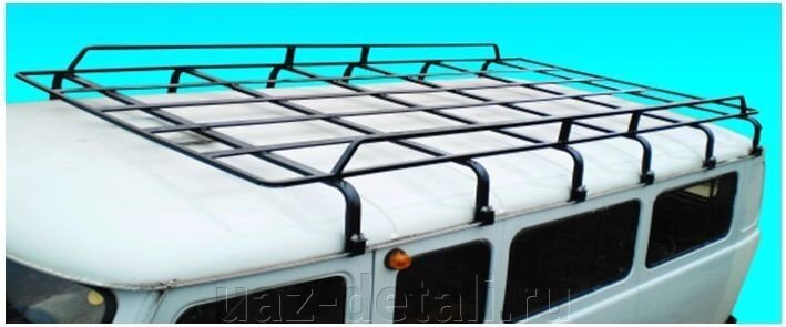 Багажник удлиненный усиленный УАЗ 452 (12 опор, 3 метра) от компании УАЗ Детали - магазин запчастей и тюнинга на УАЗ - фото 1