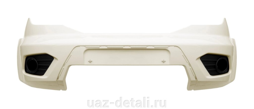 Бампер передний УАЗ Патриот с 2015 Белый "БСЕ" от компании УАЗ Детали - магазин запчастей и тюнинга на УАЗ - фото 1