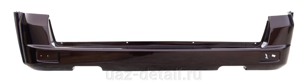 Бампер задний УАЗ Патриот с 2015 г. Коричневый металлик "КАМ, Каштан" от компании УАЗ Детали - магазин запчастей и тюнинга на УАЗ - фото 1