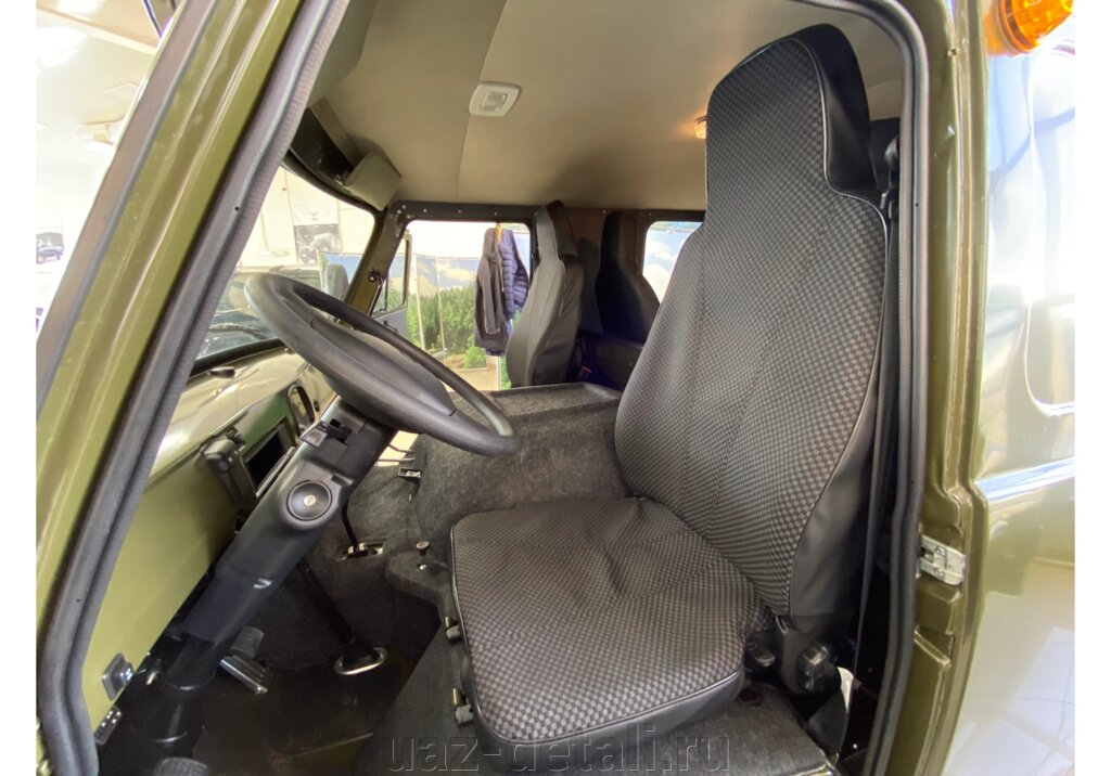 Чехлы сидений УАЗ 39094, Фермер c 2016 (5 мест) с кантом от компании УАЗ Детали - магазин запчастей и тюнинга на УАЗ - фото 1