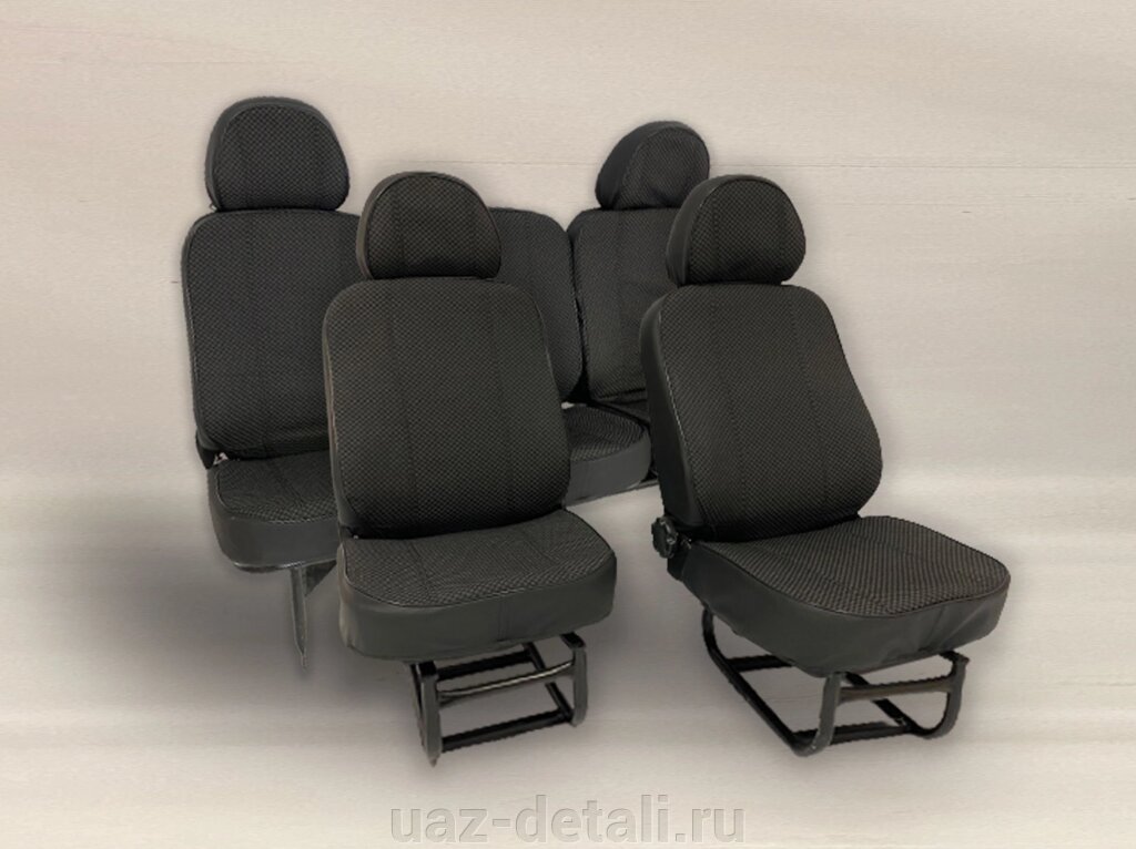 Чехлы сидений УАЗ 469 (5 мест) с кантом от компании УАЗ Детали - магазин запчастей и тюнинга на УАЗ - фото 1