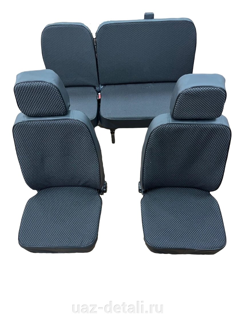 Чехлы сидений УАЗ Хантер (5 мест) с кантом от компании УАЗ Детали - магазин запчастей и тюнинга на УАЗ - фото 1
