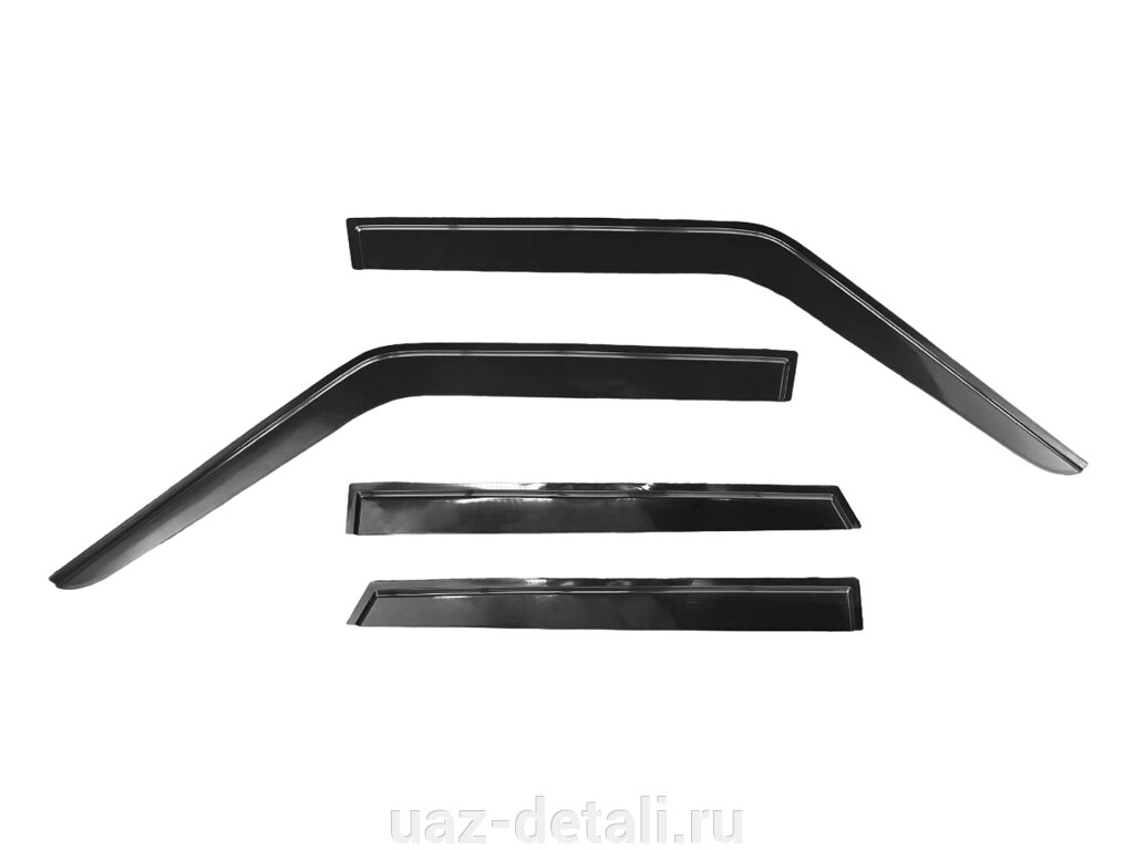 Дефлекторы окон, ветровики ВАЗ 2109 (4 шт) ДЕЛЬТА от компании УАЗ Детали - магазин запчастей и тюнинга на УАЗ - фото 1
