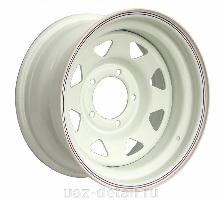 Диск колесный 1680-53910 ET (+15) A17 Патриот (белый) OFF-ROAD Wheels от компании УАЗ Детали - магазин запчастей и тюнинга на УАЗ - фото 1