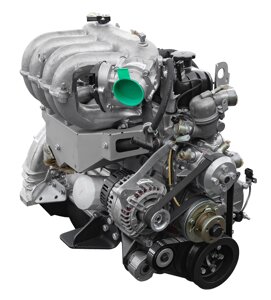 Двигатель УМЗ Газель Бизнес Евро-4 с поликл. рем. привода агрег. и гидрокомпен. 42164.1000402-80