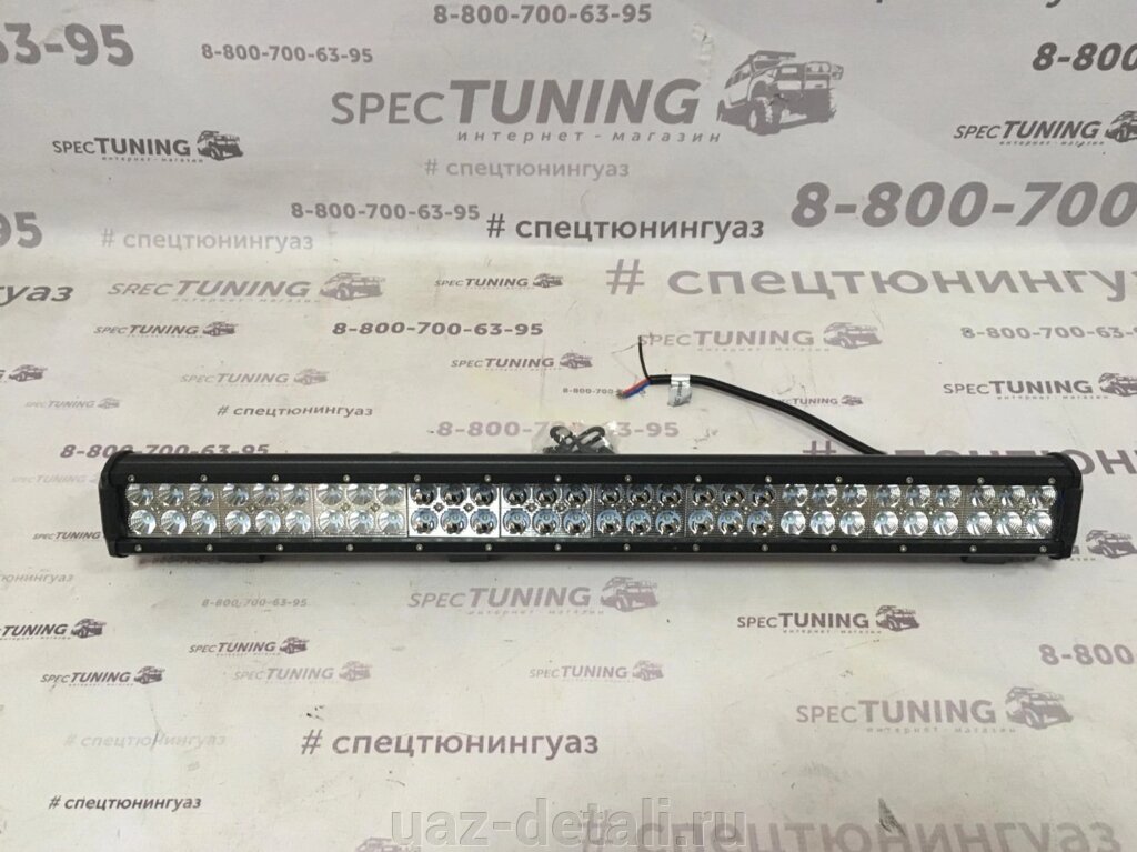 Фара светодиодная дальнего света CH019B 180W Cree 60 диодов по (3W 65*80*710мм) от компании УАЗ Детали - магазин запчастей и тюнинга на УАЗ - фото 1