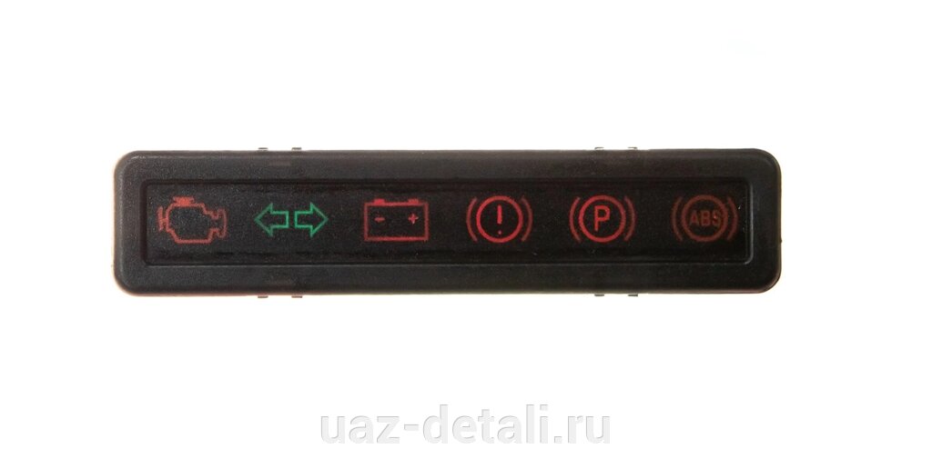 Глазки УАЗ 2206, 3962 (блок контрольных ламп, с АБС) с проводкой, к контроллеру 2206-95-3763014-30 от компании УАЗ Детали - магазин запчастей и тюнинга на УАЗ - фото 1