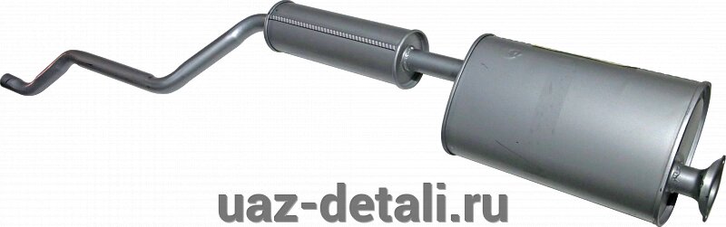 Купить Глушитель с резонатором (УАЗ 2206 дв. 409) (Баксан) L-2100 в ...