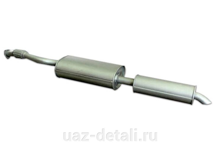 Глушитель с резонатором УАЗ Профи (L-1850) от компании УАЗ Детали - магазин запчастей и тюнинга на УАЗ - фото 1