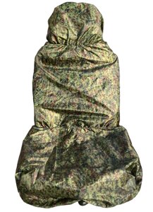 Грязезащитный чехол на сиденье (1 местный) универсальный, цвет ПИКСЕЛЬ с утяжкой