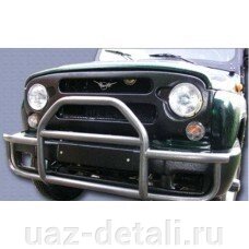 Кенгурин УАЗ 469, Хантер "Трубный" очки Ф51 (с защитой двигателя) от компании УАЗ Детали - магазин запчастей и тюнинга на УАЗ - фото 1