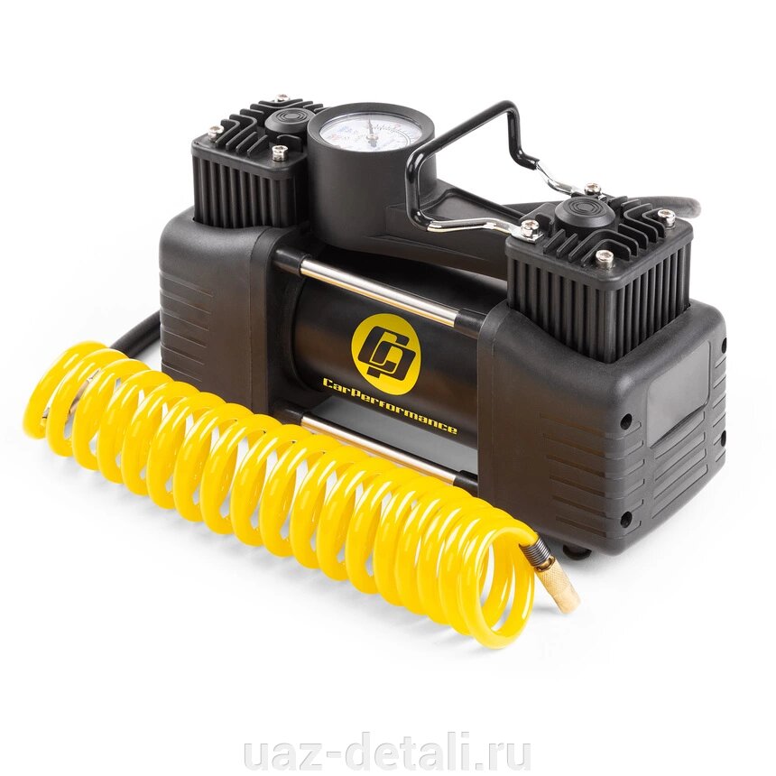 Компрессор воздушный "CAR PERFORMANCE" 50 л/мин, 12V/16А, 200W, 10 Атм (двухпоршневой) от компании УАЗ Детали - магазин запчастей и тюнинга на УАЗ - фото 1