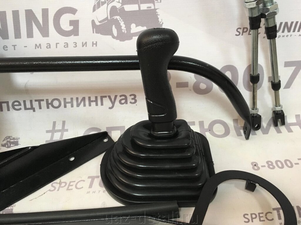 Кулиса (ДЖОЙСТИК) УАЗ 452 (ЛИФТ 50-100 мм) нового образца "АвтоГур73" от компании УАЗ Детали - магазин запчастей и тюнинга на УАЗ - фото 1
