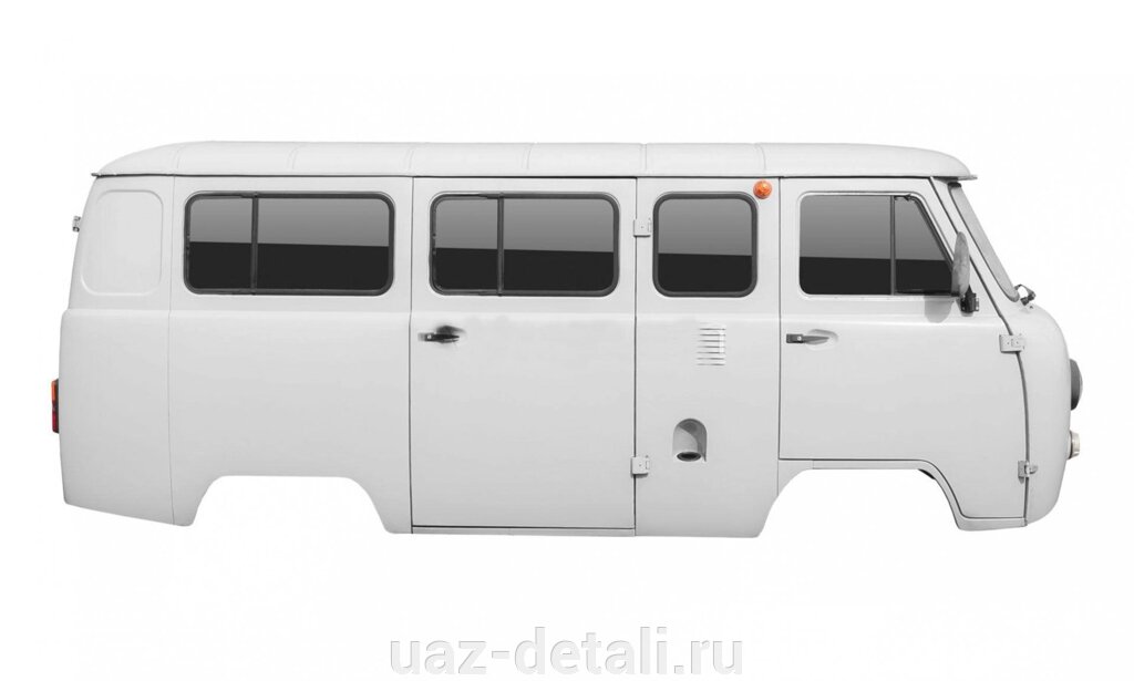 Кузов УАЗ-2206 инжектор (МИКРОАВТОБУС мягкие сиденья, 9 мест) белая ночь от компании УАЗ Детали - магазин запчастей и тюнинга на УАЗ - фото 1
