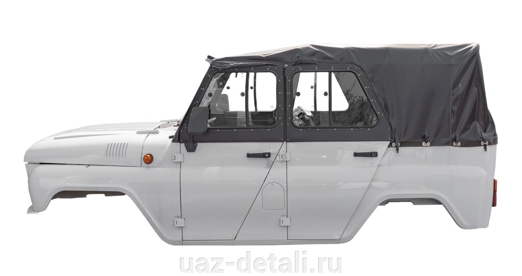 Кузов УАЗ 31514 (легковой тент, мягкие сидения) белая арктика от компании УАЗ Детали - магазин запчастей и тюнинга на УАЗ - фото 1
