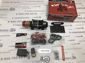 Лебедка ATV серия quattro SPORT 4.5S (2040 кг), 12V, 176:1, трос синтетика redbtr