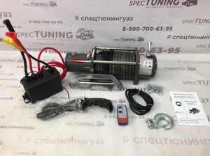 Лебедка Electric Winch электро 12V 5443 кг (блок управления IP66), кевларовый трос 12 мм