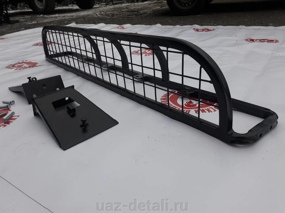 Люстра под галогенки УАЗ 452, Буханка с защитой (сетка 50х50) от компании УАЗ Детали - магазин запчастей и тюнинга на УАЗ - фото 1