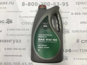 Масло моторное УАЗ Premium (SAE 5W-40, 4л)