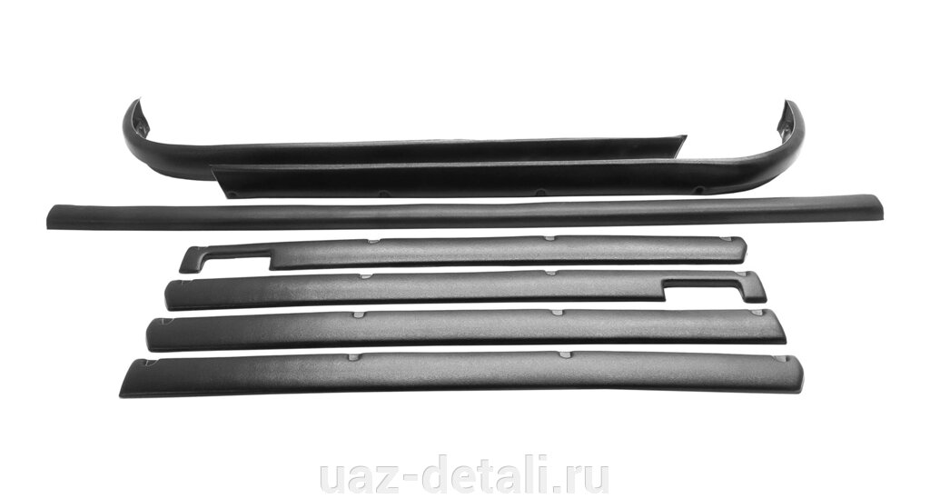 Молдинги на крышу УАЗ 469, Хантер (7 шт.) от компании УАЗ Детали - магазин запчастей и тюнинга на УАЗ - фото 1