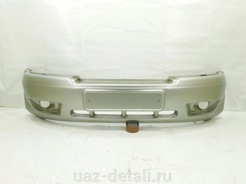 Накладка переднего бампера УАЗ Патриот до 2014 в цвет ЖСМ Астра от компании УАЗ Детали - магазин запчастей и тюнинга на УАЗ - фото 1