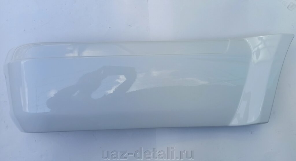 Накладка заднего бампера Пикап правая, белая, АБС от компании УАЗ Детали - магазин запчастей и тюнинга на УАЗ - фото 1
