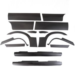 Накладки на пороги, двери и колесные арки Daewoo Nexia (комплект)