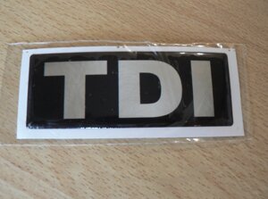 Наклейка уаз "TDI"