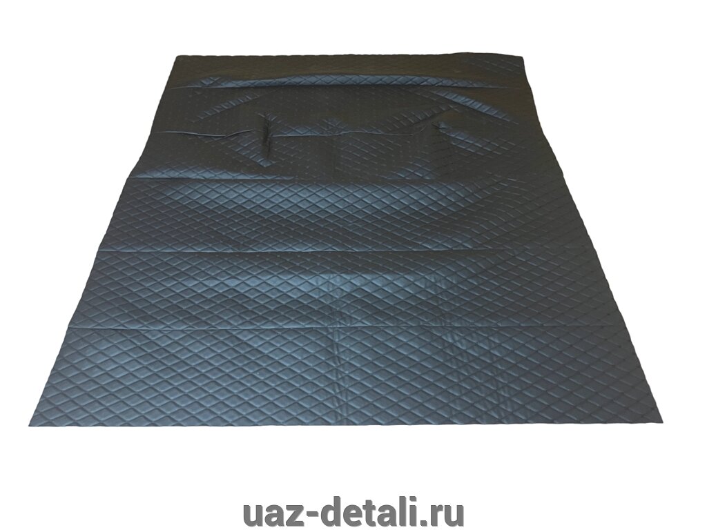 Обивка потолка УАЗ 469, Хантер (на крышу) чёрный ромб / черная нить, декоративная прострочка от компании УАЗ Детали - магазин запчастей и тюнинга на УАЗ - фото 1