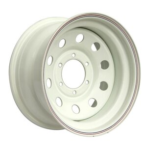 Диск колесный стальной УАЗ R15 OFF-ROAD Wheels 1580-53910 WH -3 A08 (белый)