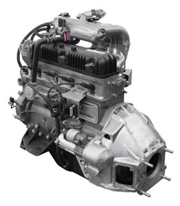 Двигатель УМЗ ГазельБизнес Евро-3 (107л. с., АИ-92) с поликл. рем. привода агрег.(с копрессором sd5)
