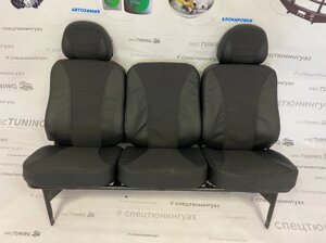 Чехлы сидений УАЗ 469 (задние, 3 места) комбинированные