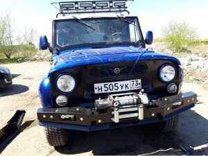 Бампер "РУБИКОН-1" УАЗ 469, Хантер передний (без кенгурина)