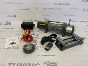 Лебедка электрическая 12V Electric Winch 12000lbs / 5443 кг (блок+механизм IP66), стальной трос