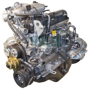 Двигатель УМЗ Газель Бизнес Евро-4 под ГУР 1 кат. с поликл. ремнем привода агрег. 42164.1000402-70