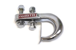 Крюк буксировочный 4,5 т с фиксатором (черный) redBTR