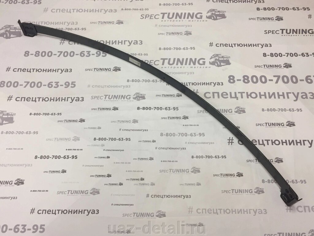 Лист рессоры №1 передний УАЗ 452 (2206, 3962, 3303, 3909) коренной с подушкой - обзор