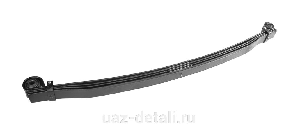 Рессора задняя УАЗ 2360, Пикап (с шарнирами) 4-х листовая - Ульяновск