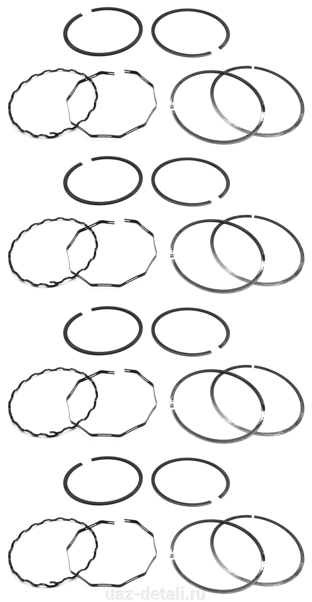 Поршневые кольца 100,0 СТАПРИ от компании УАЗ Детали - магазин запчастей и тюнинга на УАЗ - фото 1