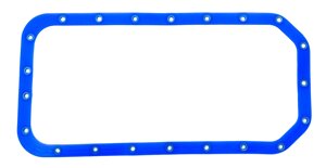 Прокладка поддона ЗМЗ-402 с прессшайбами (синий силикон) (25)